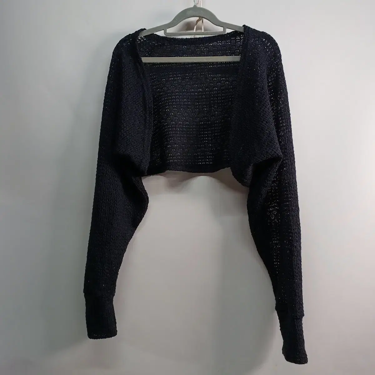 ブラックシースルーニットボレロカーディガン 95サイズ春秋 59289